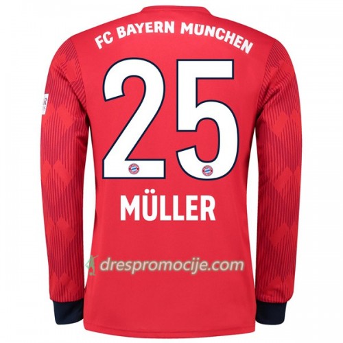 FC Bayern München Dres Muller 25 Domaći 2018/19 Dugim Rukavima FC Bayern München Dres Muller 25 Domaći 2018/19 Dugim Rukavima